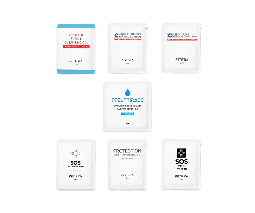 картинка Travel Kit от WAU x PETIT RA (7 средств) WAU