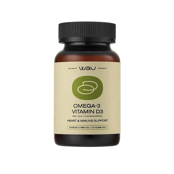 картинка OMEGA-3 + VITAMIN D3 WAU