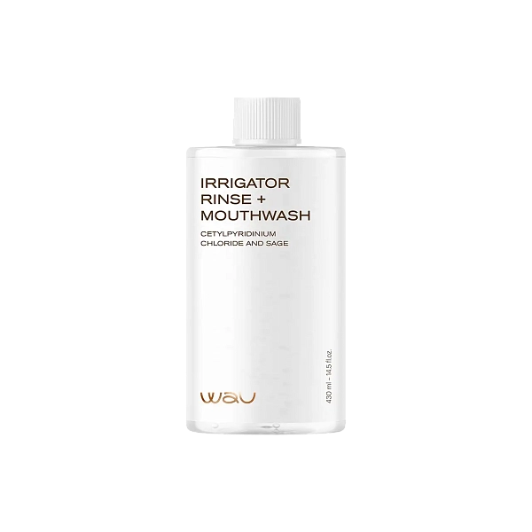 картинка IRRIGATOR RINSE + MOUTHWASH WAU